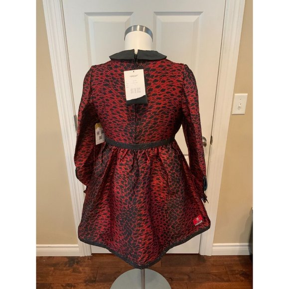 Undercover Jun Takahashi Red & Black Splatter Skater Dress, Size 2 NWT! - Picture 5 of 9